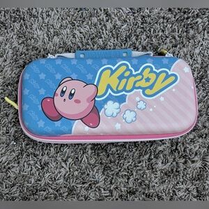 Kirby Blue and Pink Kids Accessory Case for nintendo. (NINTENDO NOT INCLUDED!)